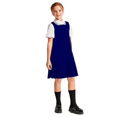 Сарафан школьный для девочки Deloras Q64192 синий 1